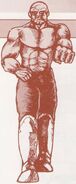 Abobo artwork from the Master System manual of Double Dragon.