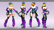 In-game model from Double Dragon Neon.