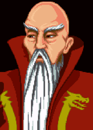 The Oldest Dragon in a "Quest Mode" cutscene in Double Dragon V: The Shadow Falls.