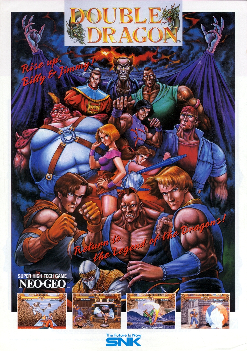 Double Dragon - Neo Geo US/Euro English Version complete NCI