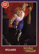 Williams Zap Pax trading card.