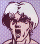 Chin's portrait from the Famicom manual of Double Dragon II.