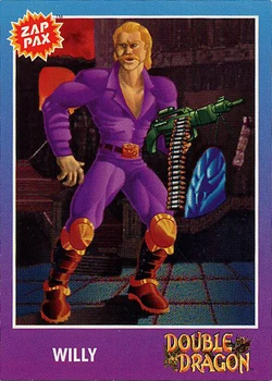 Willy Zap Pax trading card.