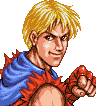 Billy's versus portrait in Double Dragon. (Neo Geo)