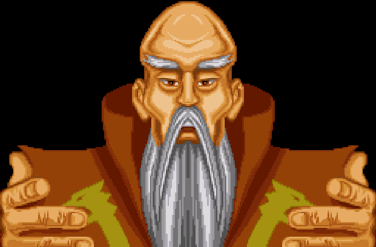 The Oldest Dragon in a "Quest Mode" cutscene in Double Dragon V: The Shadow Falls.
