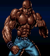 Abobo's dialog portrait in Battletoads/Double Dragon. (SNES)