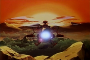 The helicopter from Cobra Command.