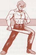 Williams artwork from the Master System manual of Double Dragon.