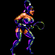 Dominique sprite in Double Dragon V.