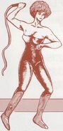 Linda artwork from the Master System manual of Double Dragon.