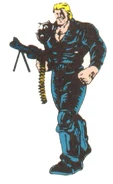 Willy artwork used in most manuals of Double Dragon.
