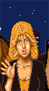 Marian in the ending of Double Dragon II: The Revenge. (arcade)