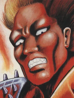 Willy in the Japanese Double Dragon arcade flyer.