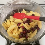 Mitch's apple cranberry filling