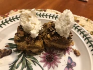 Pecan Pie Bars with Whipped Cream