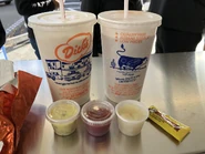 drinks and dippin' sauces