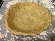 Nick's crust taking shape