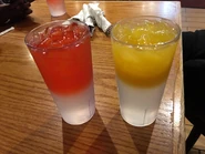 Fruit Punch Sunset and Lemonade Sunset