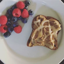*toast with peanut butter and wildflower spun honey* - from Erin's instagram @girlwithatail