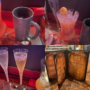 Pepsi, Andre's Grog, Champagne & Apple Cider, menu