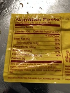 White Sauce Nutrition Facts