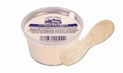 Ice Cream Cup with a Wooden Spoon