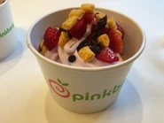 Strawberry Banana Swirl with Cap'n Crunch, Strawberries, Chocolate Chips