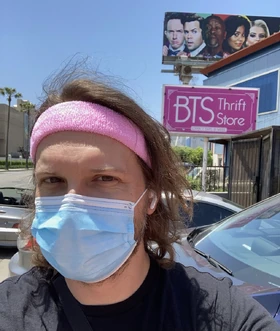 Nick Wiger at the BTS Thrift Store