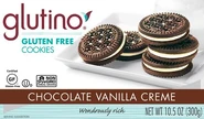 Glutino Chocolate Vanilla Creme Gluten Free Cookies