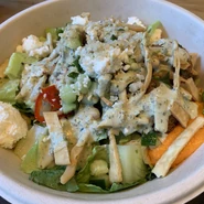 Greens + Grains Bowl (Spicy Lamb Meatballs)