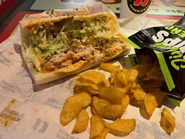 Kickin' Cajun Chicken Sandwich, Jalapeño Jimmy Chips