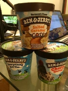 Ben & Jerry's Salted Caramel Core, Everything But The..., Cherry Garcia