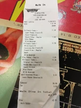 Doughboys' Wingstop receipt