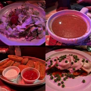 Salad, Vegetable Soup, Tortuga Trio, Vegetarian Entrée