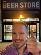 Nick at the Beer Store