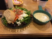 Nick's plate 1 and Broccoli Cheddar Soup