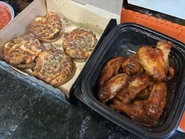 Cheese & Herb Crazy Puffs and Buffalo Caesar Wings