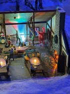 Maurice the Moose in a pub