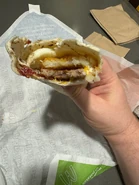 Sausage, Bacon & Egg Breakfast Wrap