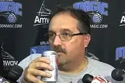 Stan Van Gundy with Diet Coke