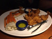 Snow Crab Legs and Parrot Isle Jumbo Coconut Shrimp Combo