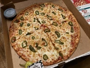 Pineapple & Jalapeno Peppers Pizza