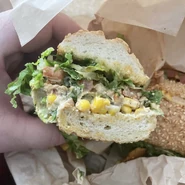 Summer Street Corn with Chicken Sandwich