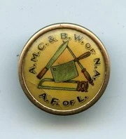 Amalgamated Meat Cutters and Butchers union pin