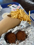 French Fries and Falafel Special