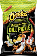 Flamin' Hot Dill Pickle Crunchy Cheetos