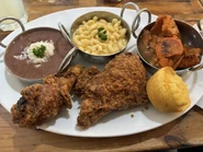 Taste of New Orleans: Leg & Thigh, Red Beans, Mac and Cheese, Candied Yams