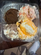 4 Scoop Sampler: Midnight Madness, Strawberry Cheesecake Chunk, Brownie Dough, Orange Dream Cream