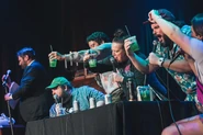 (Most of) The Doughboys disgusted by the Baja Blast Freeze