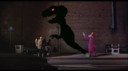 Killer Klowns from Outer Space shadow-puppet scene
